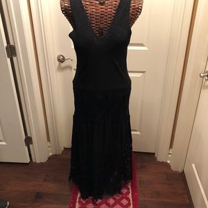 V Cristina Black Summer Dress
